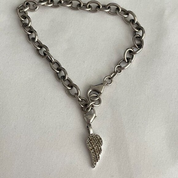 MDJ Michael Drechsler Vintage Angel Wing Bracelet - Picture 2 of 5